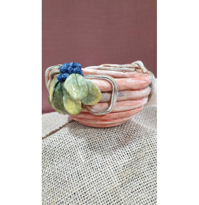 Wild Berries Coiled Vase